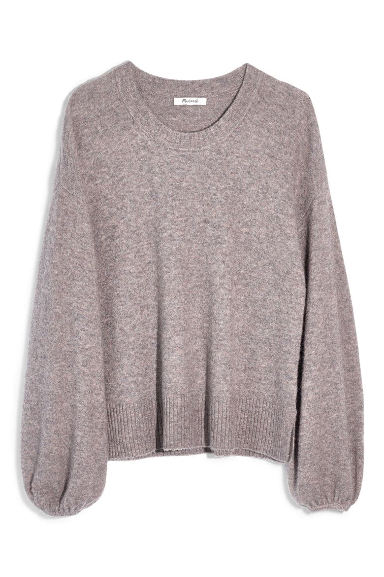Payton Pullover Sweater, Main, color, HEATHER STEEL