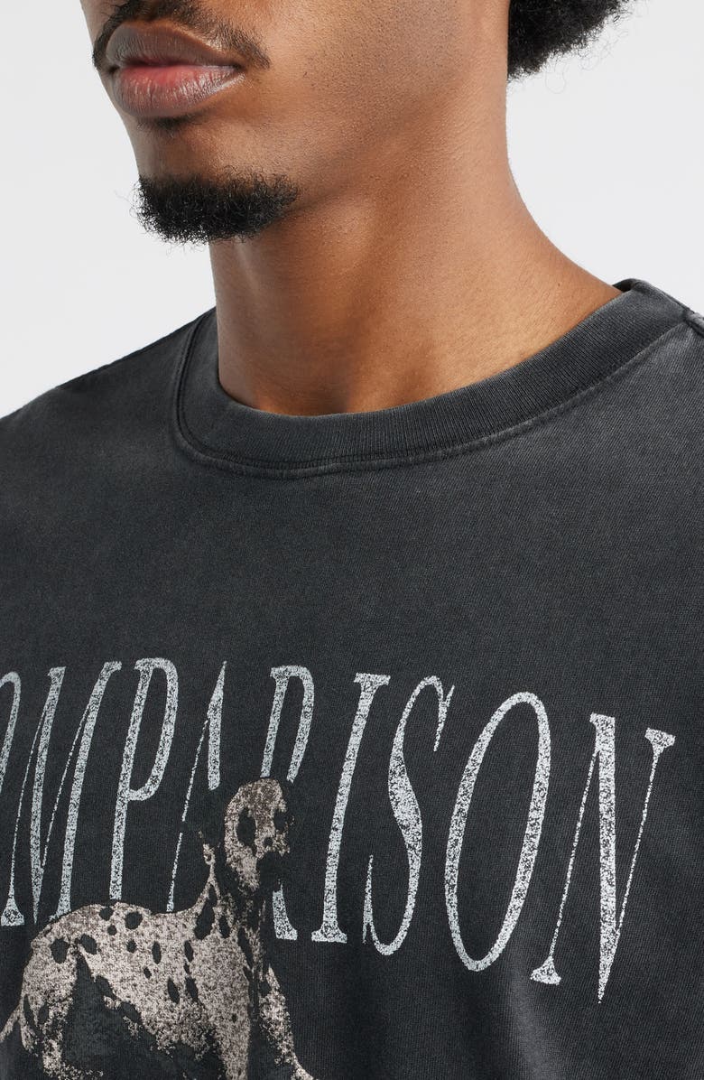 SANTO STUDIO No Comparison Graphic T-Shirt, Alternate, color, Vintage Black