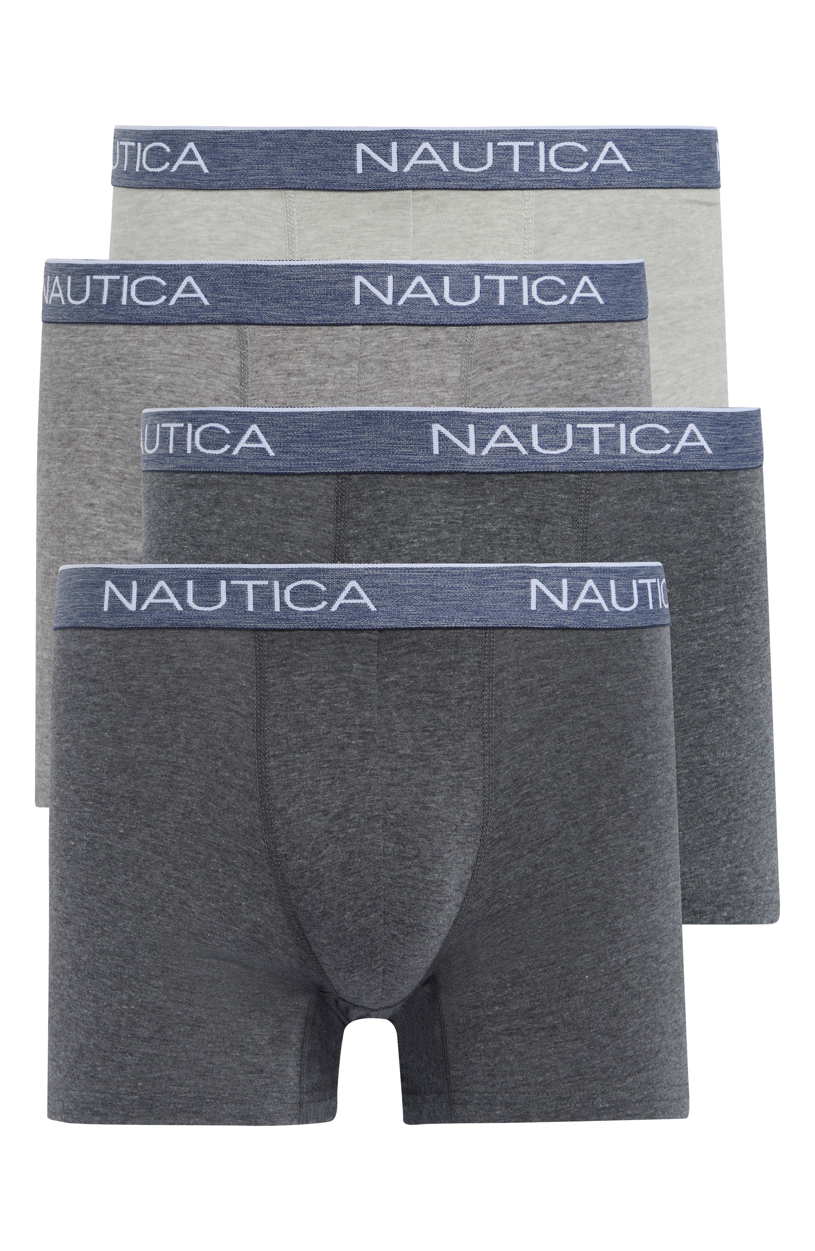 Assorted 4-Pack Heathered Boxer Briefs