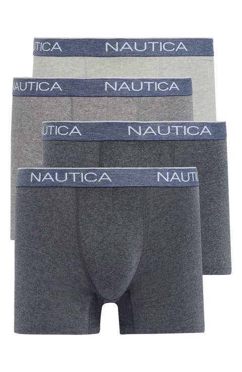 Assorted 4-Pack Heathered Boxer Briefs
