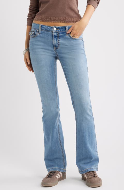 Low Rise Stretch Bootcut Jeans