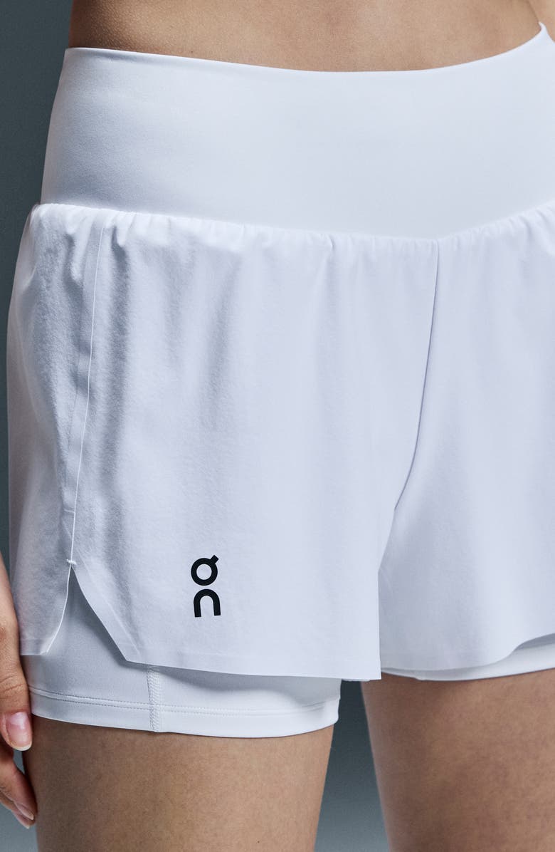 On Court 2-in-1 Tennis Shorts, Alternate, color, White