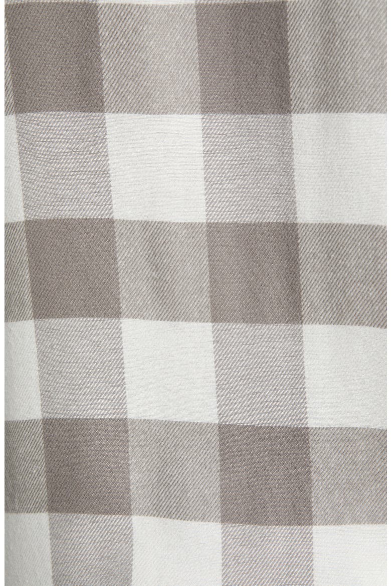 Family Flannel Pajamas, Alternate, color, GREY FROST CHECK