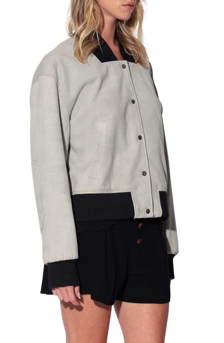 Walter Baker Emilio Suede Jacket, Alternate, color, Mist Suede