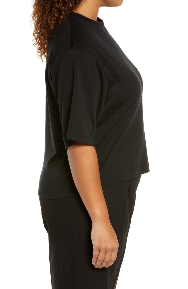 Vince Wide Sleeve Pima Cotton Crop Top, Alternate, color, 