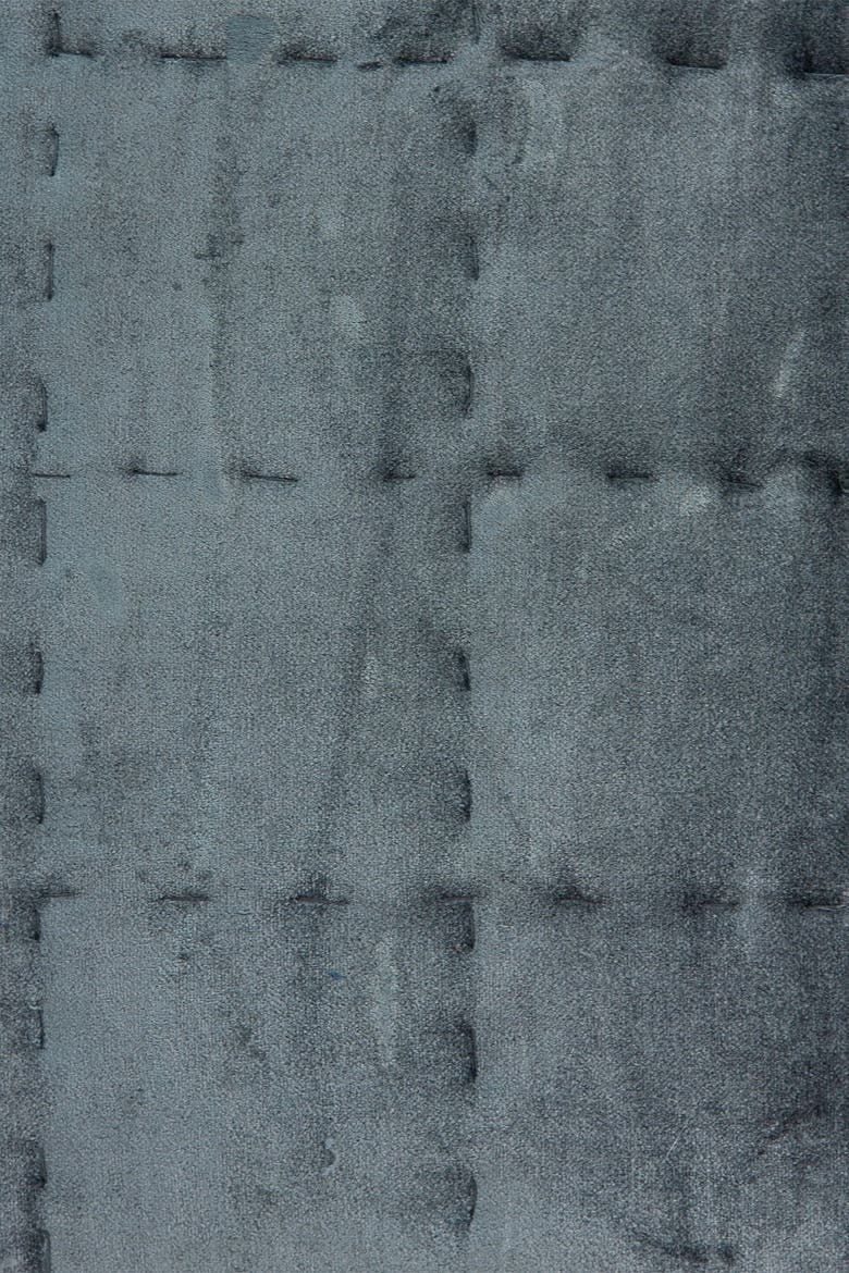 Anajar Transitional Solid Quilted Pillow - 20" x 20" - Charcoal, Alternate, color, CHARCOAL