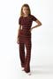 selected Dark Red/Striped