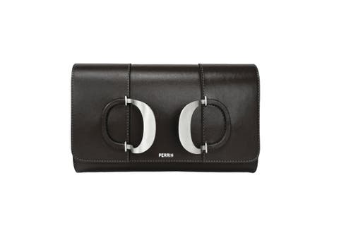 お買い得！★　PERRIN Paris ブラックレザー&エナメル 楽天市場】PERRIN PARIS ペランパリ クラッチバッグ レディース