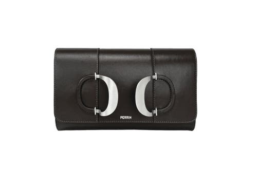 Perrin Paris Duelle Clutch In Black