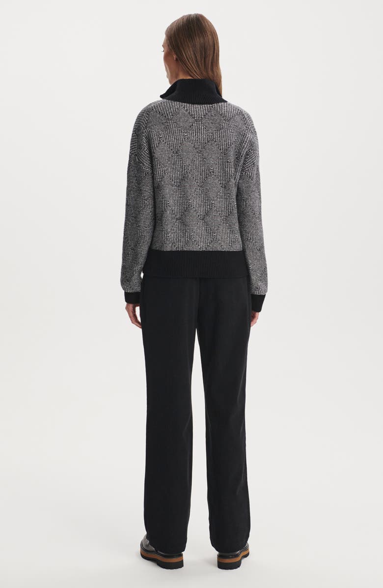 Varley Aldridge Half-Zip Sweater, Alternate, color, Black