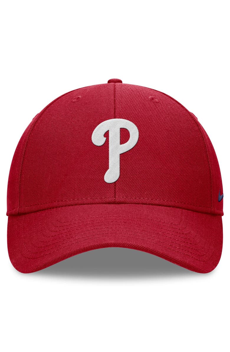 Nike Men's Nike Red Philadelphia Phillies Evergreen Club Performance Adjustable Hat, Alternate, color,