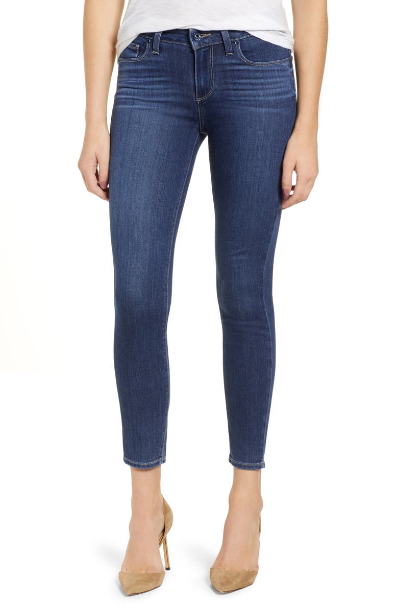 PAIGE Transcend - Verdugo Crop Skinny Jeans, Main, color, 
