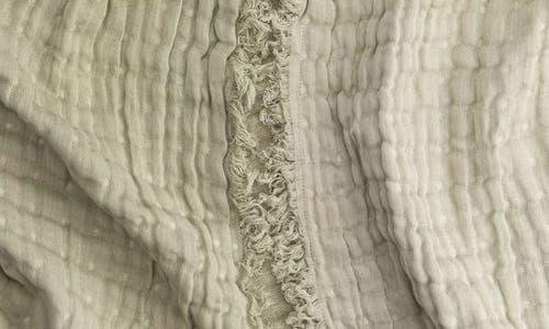 Crane Baby Ombré Cotton Muslin Blanket In Gray