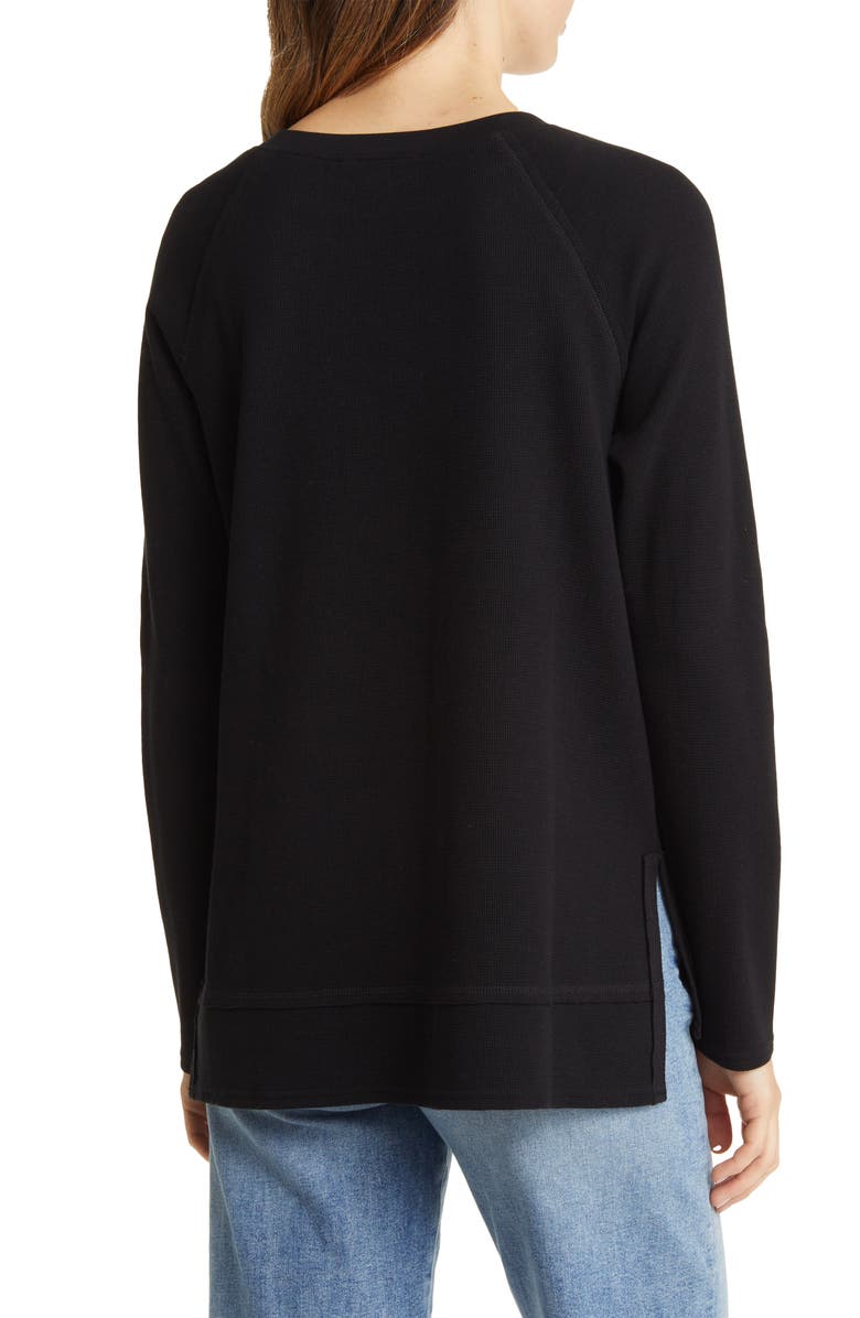 Caslon<sup>®</sup> Split Neck Thermal Top, Alternate, color, 