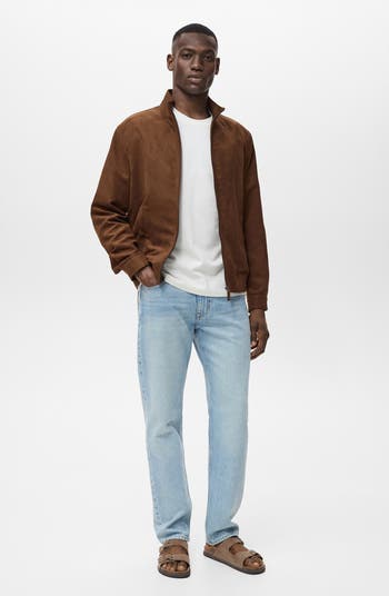 Lined Zip Denim Jacket