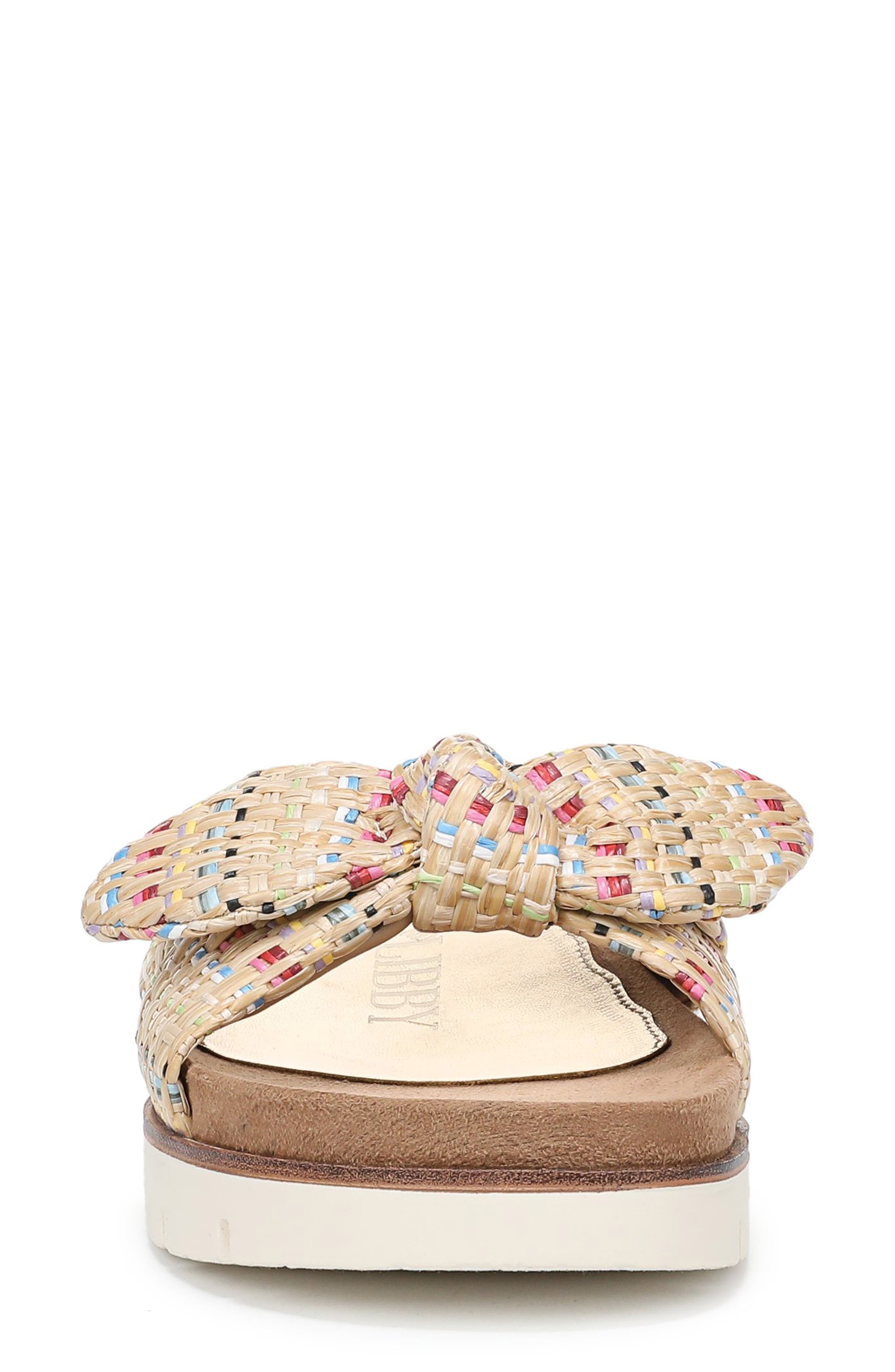 Astrid Knot Slide Sandal, Alternate, color, MULTI