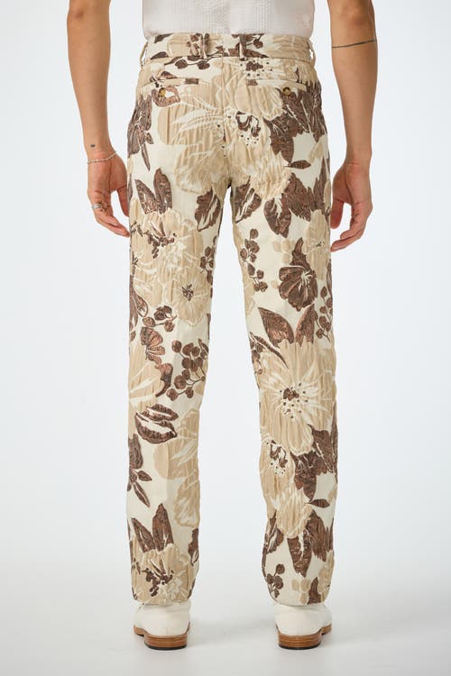 Mr Turk Clyde Slim Fit Jacquard Trouser In Multi