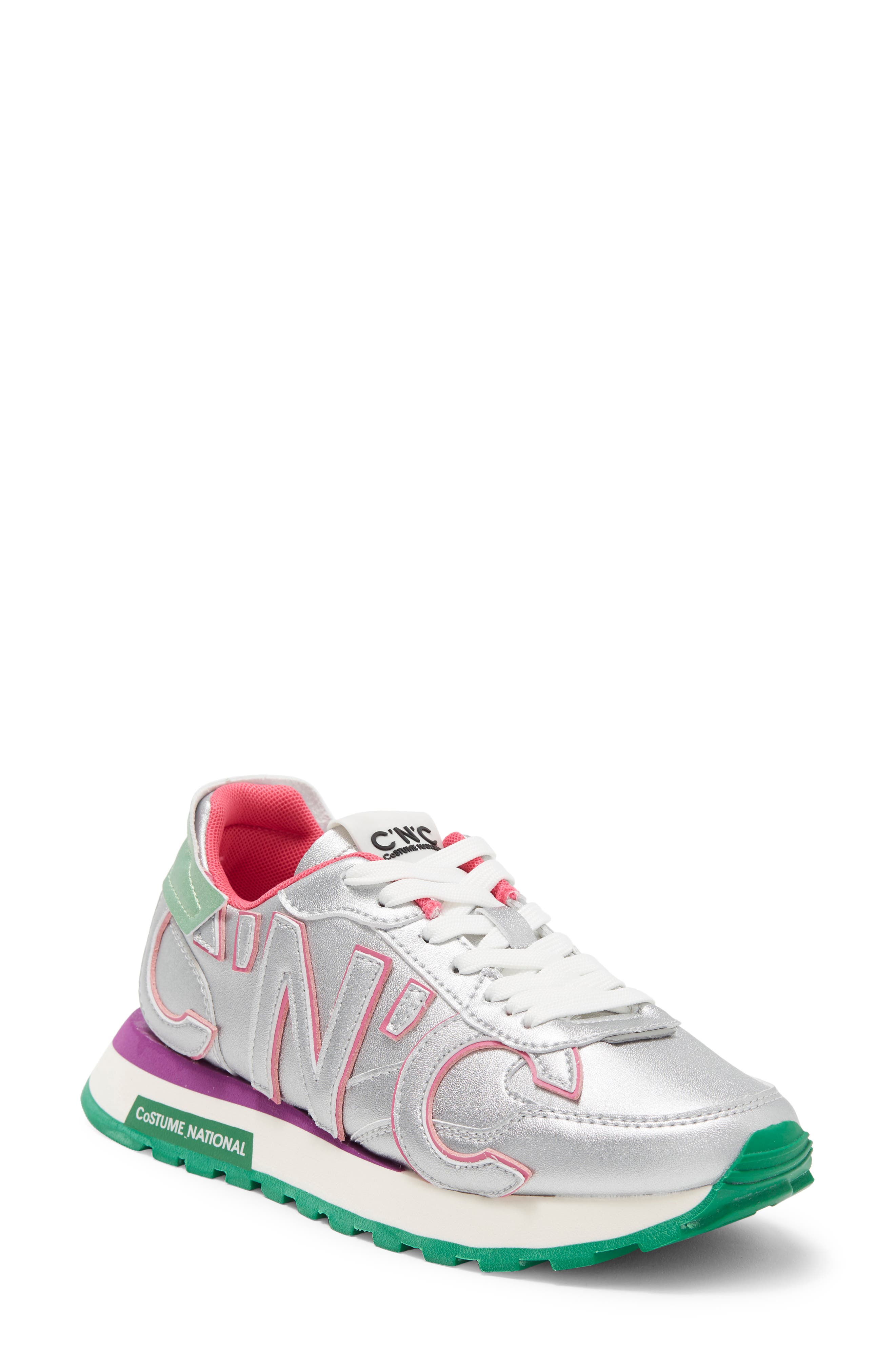 CoSTUME NATIONAL Logo Sneaker, Main, color, 