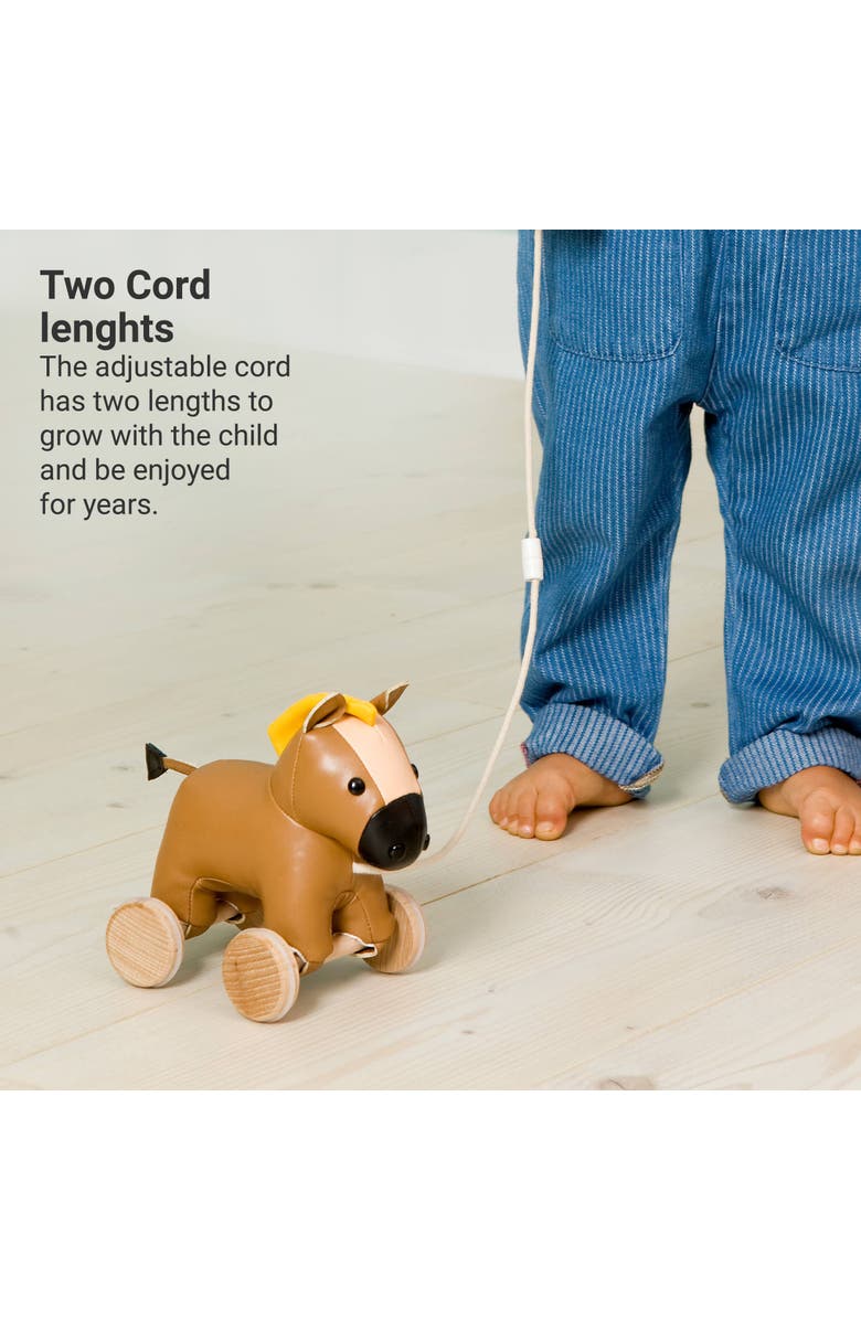 Little Big Friends Pull Along Friends - Charles the Horse, Plush Toy, Alternate, color, Brown