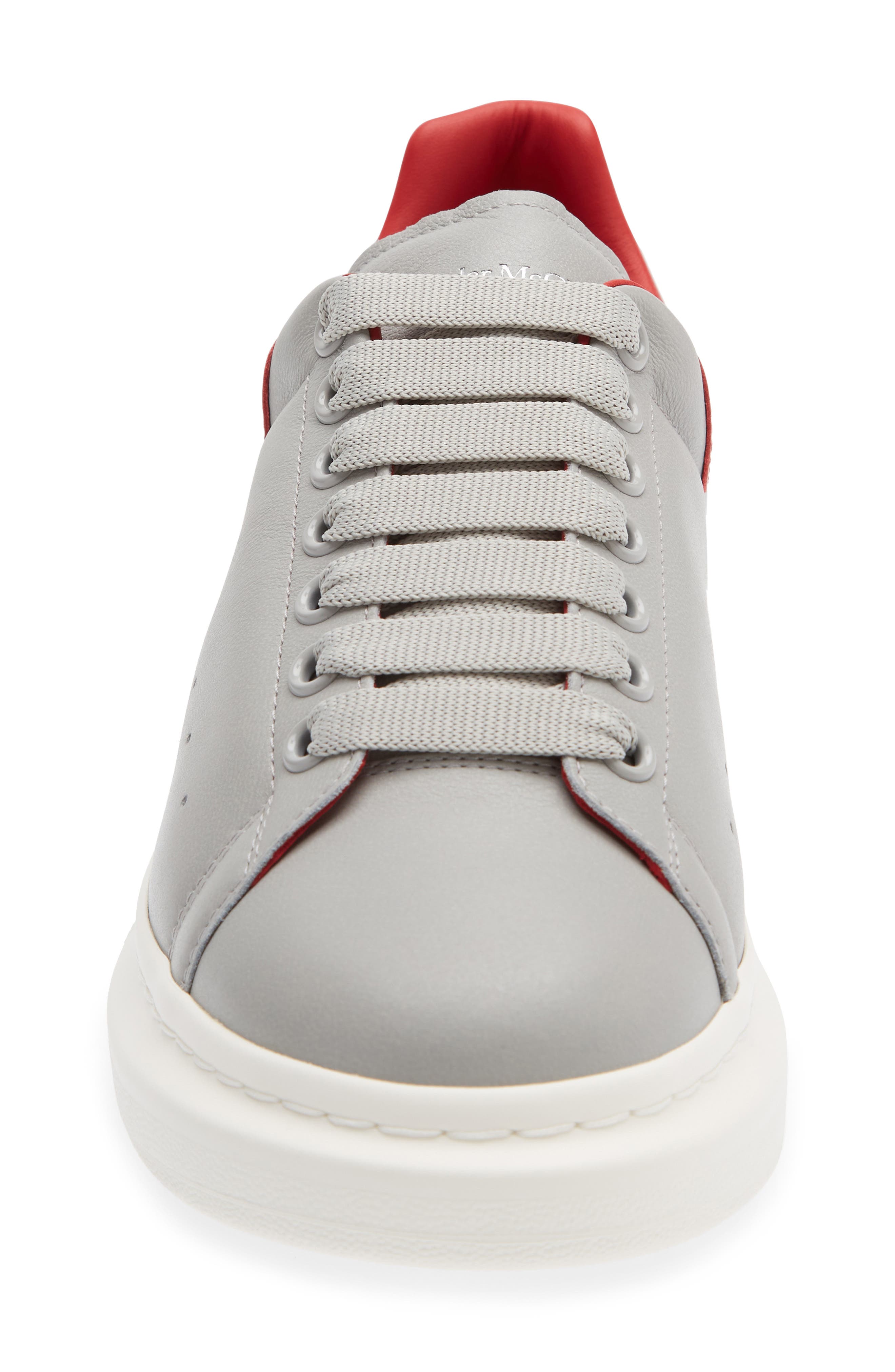 McQueen Oversize Sneaker, Alternate, color, Lead