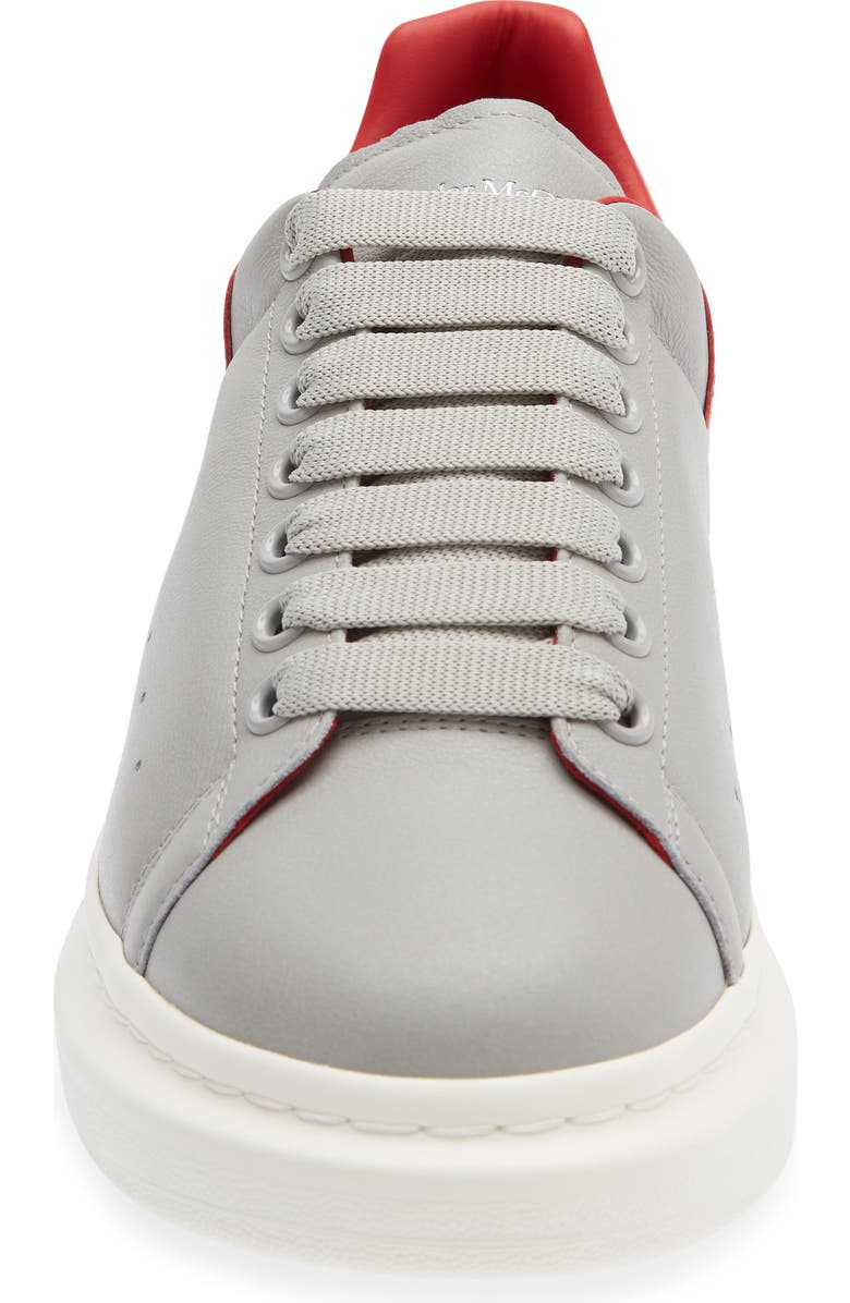 McQueen Oversize Sneaker, Alternate, color, Lead