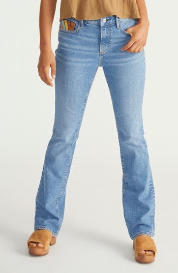 Driftwood Kelly X Sundaze Bootcut Jeans In Medium Wash