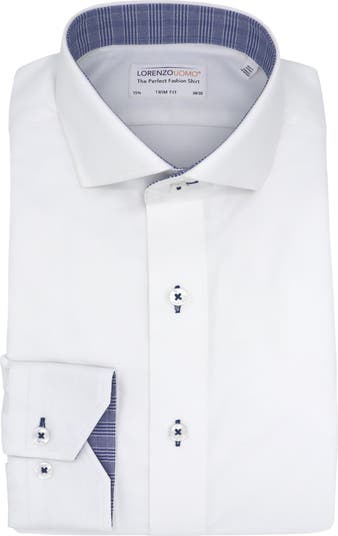 Lorenzo Uomo Trim Fit Cotton Dress Shirt Nordstrom