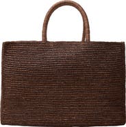 Lié Studio Large Woven Raffia Tote