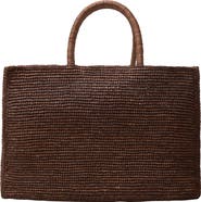 Lié Studio Large Woven Raffia Tote