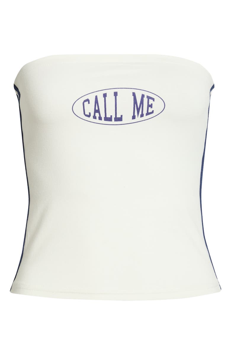 GOLDEN HOUR Call Me Y2K Tube Top, Alternate, color, Marshmallow