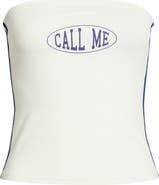 GOLDEN HOUR Call Me Y2K Tube Top