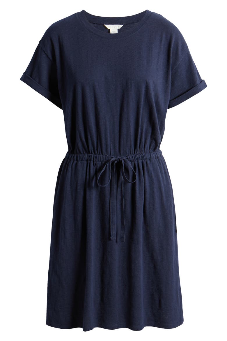 a line t shirt dress for women Organic Cotton T-Shirt Dress | Line Art AYT x REMED