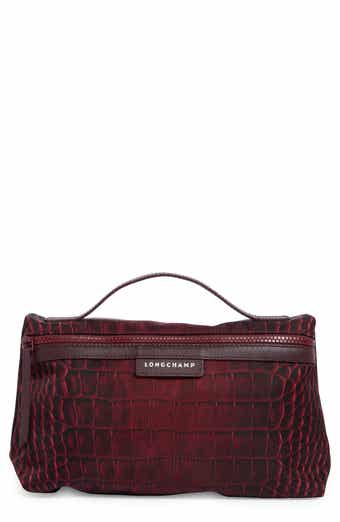 Longchamp Le Pliage Croco Cosmetic Bag