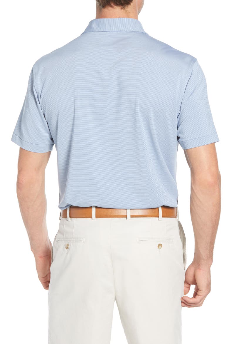 Jubilee Stripe Performance Polo, Alternate, color, LAKE BLUE/ RED GINGER