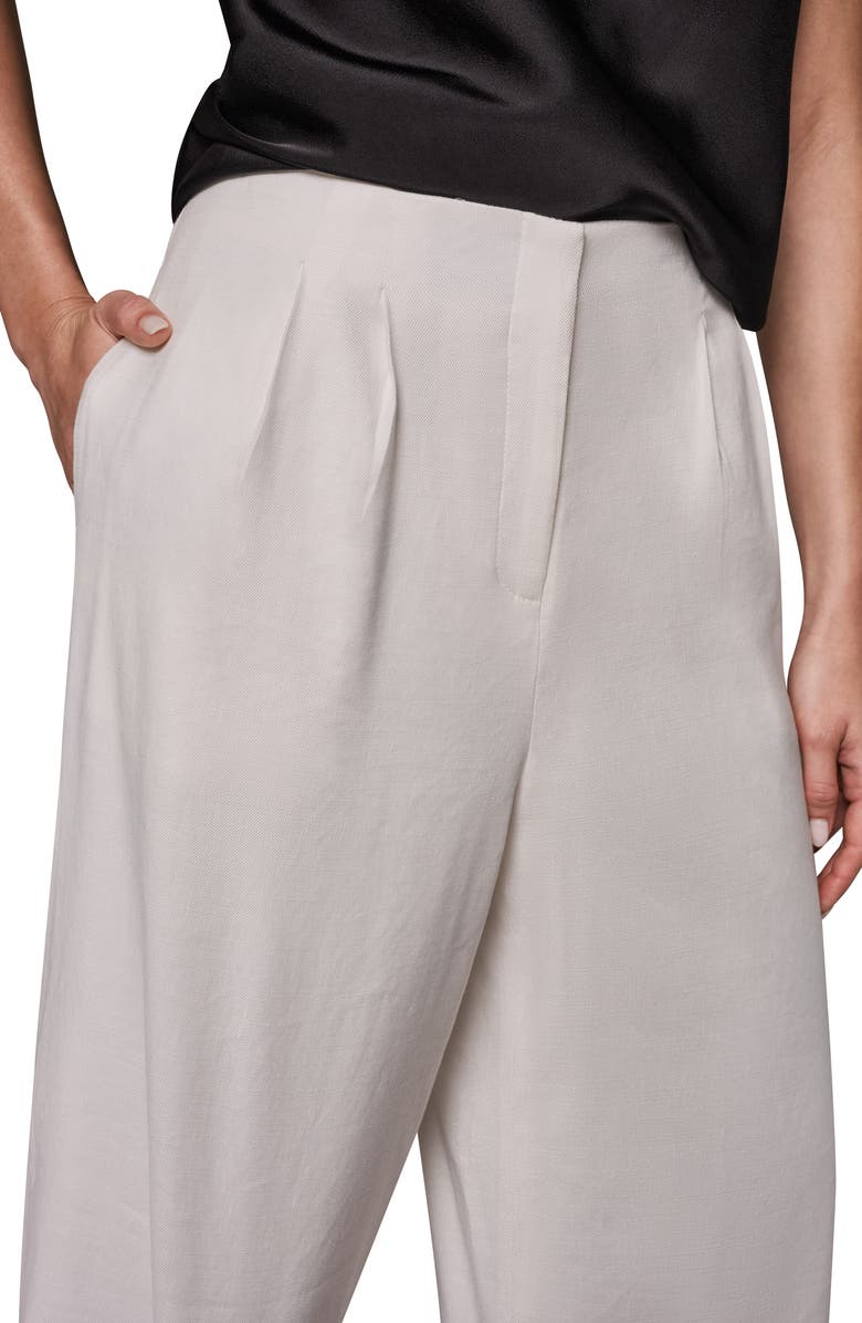 Donna Karan New York Wide Leg Linen Blend Pants, Alternate, color, 