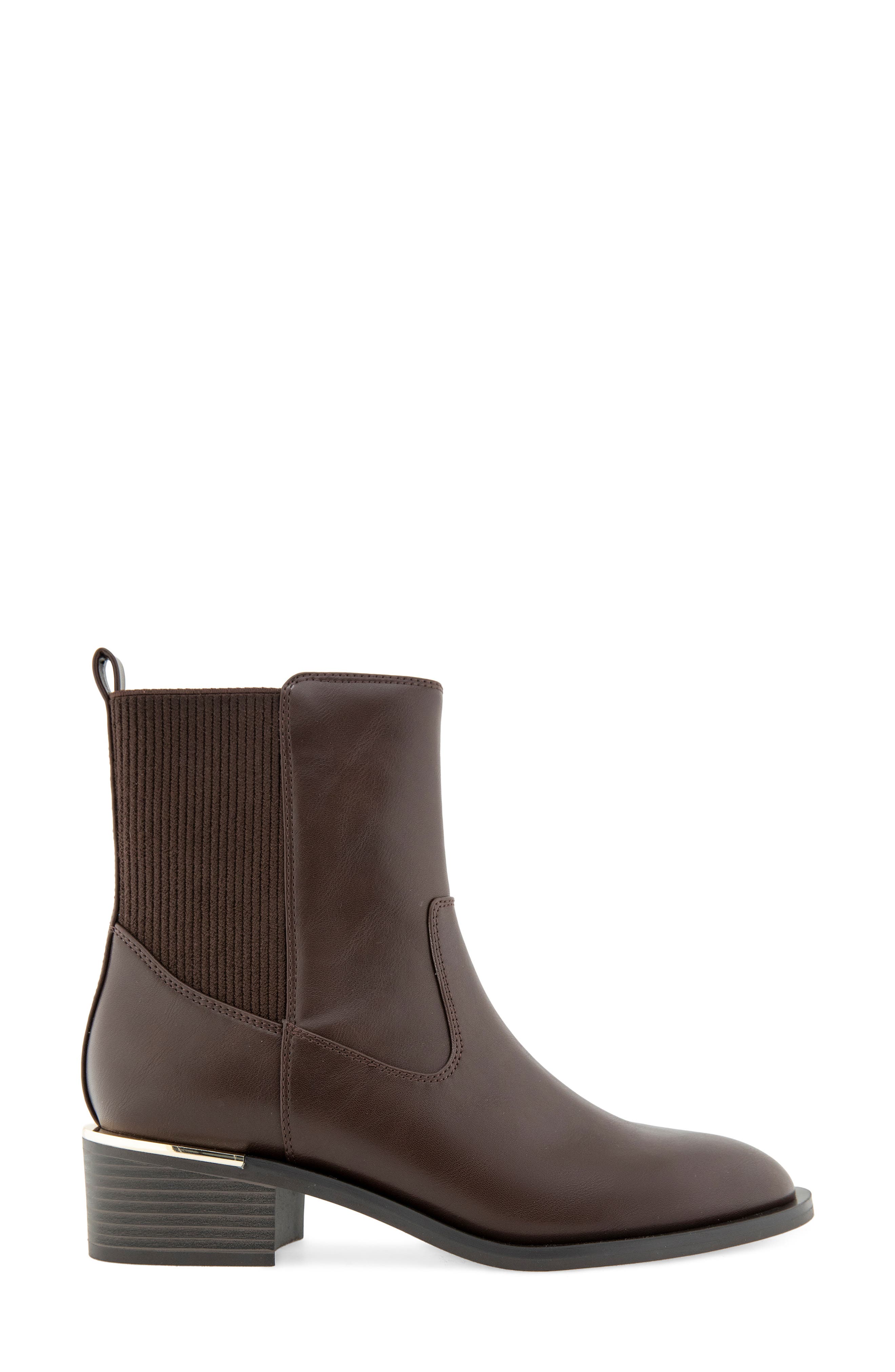 Franca Faux Leather Chelsea Bootie, Alternate, color, DARK ESPRESSO