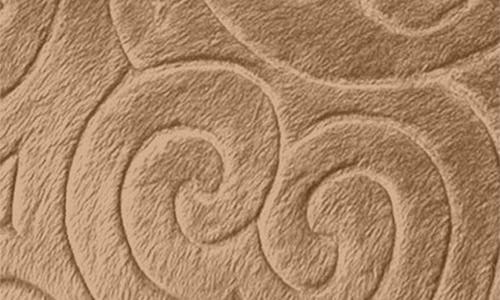 Luxury Home Dama Scroll Embossed Throw Blanket