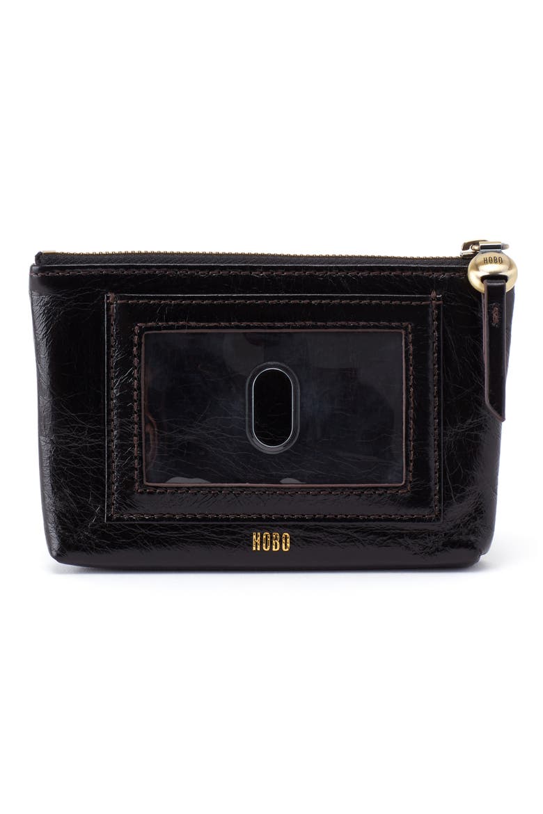 Gogo Leather Card Case, Alternate, color, BLACK