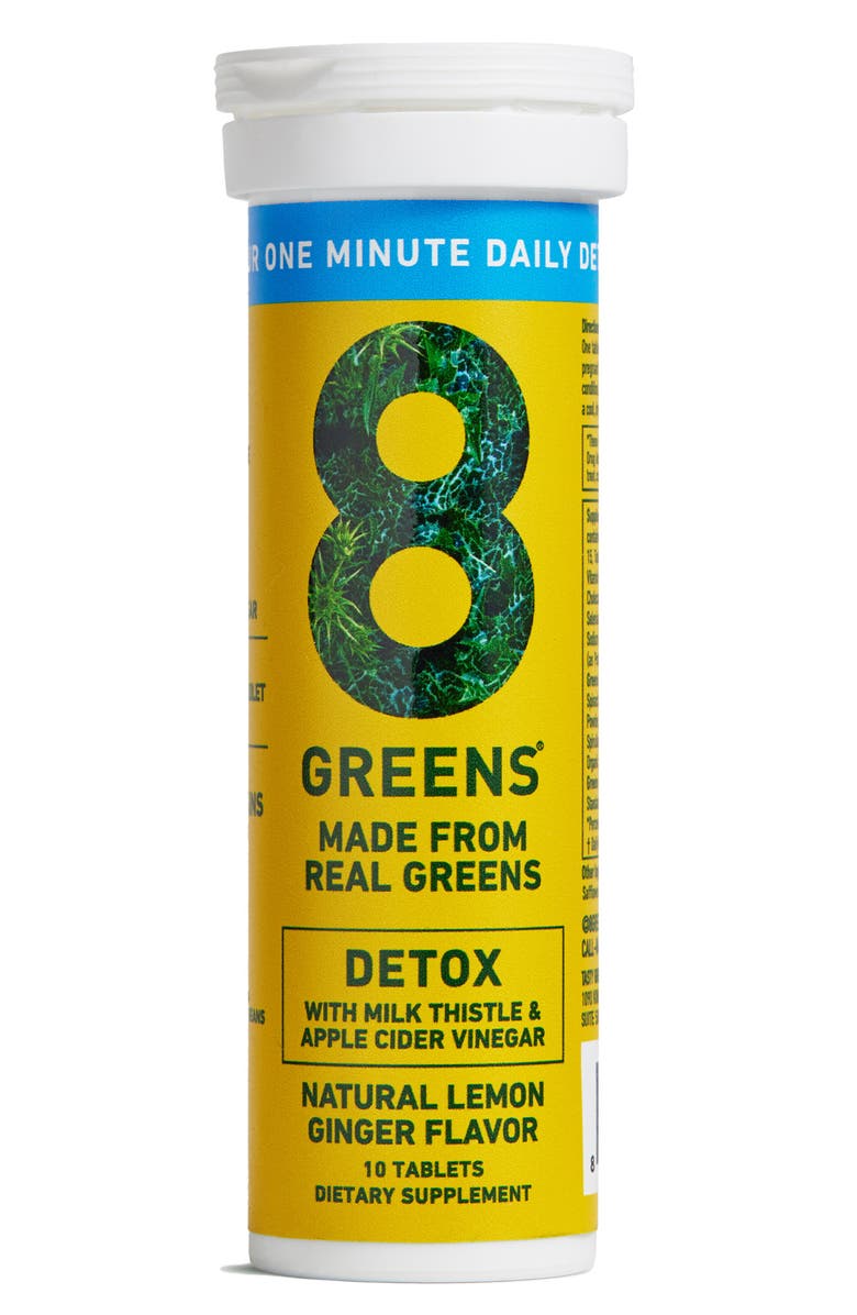 8Greens Detox with Milk Thistle & Apple Cider Vinegar Dietary Supplement, Main, color,