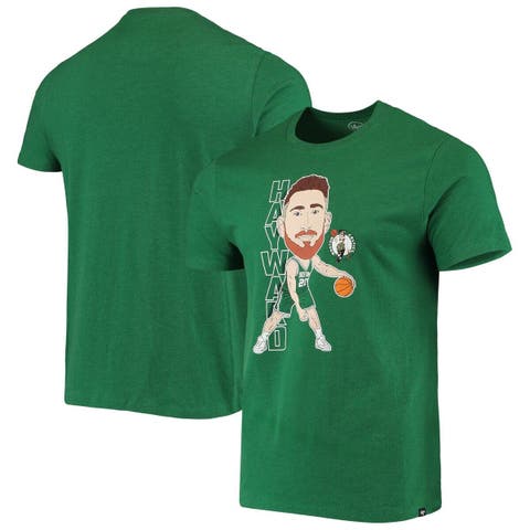 Men's '47 Gordon Hayward Heathered Kelly Green Boston Celtics Bobblehead T-Shirt