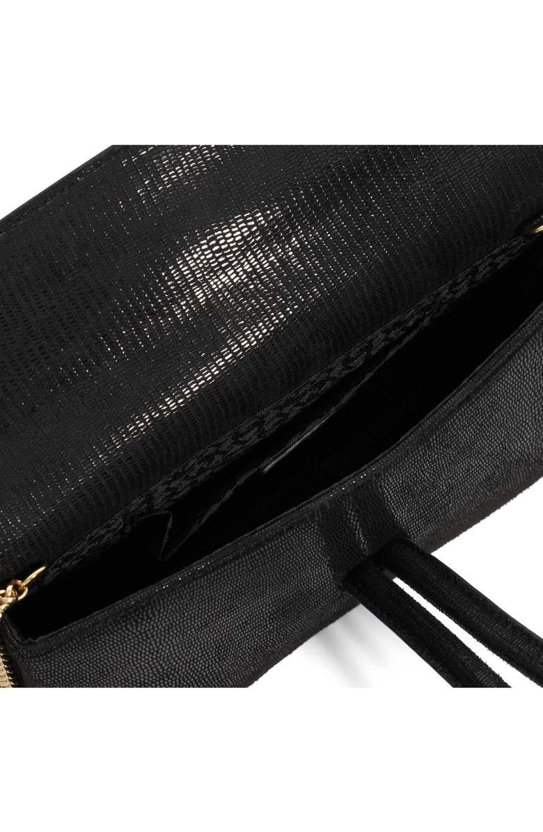 Dune London Brynie Faux Leather Wristlet, Alternate, color,