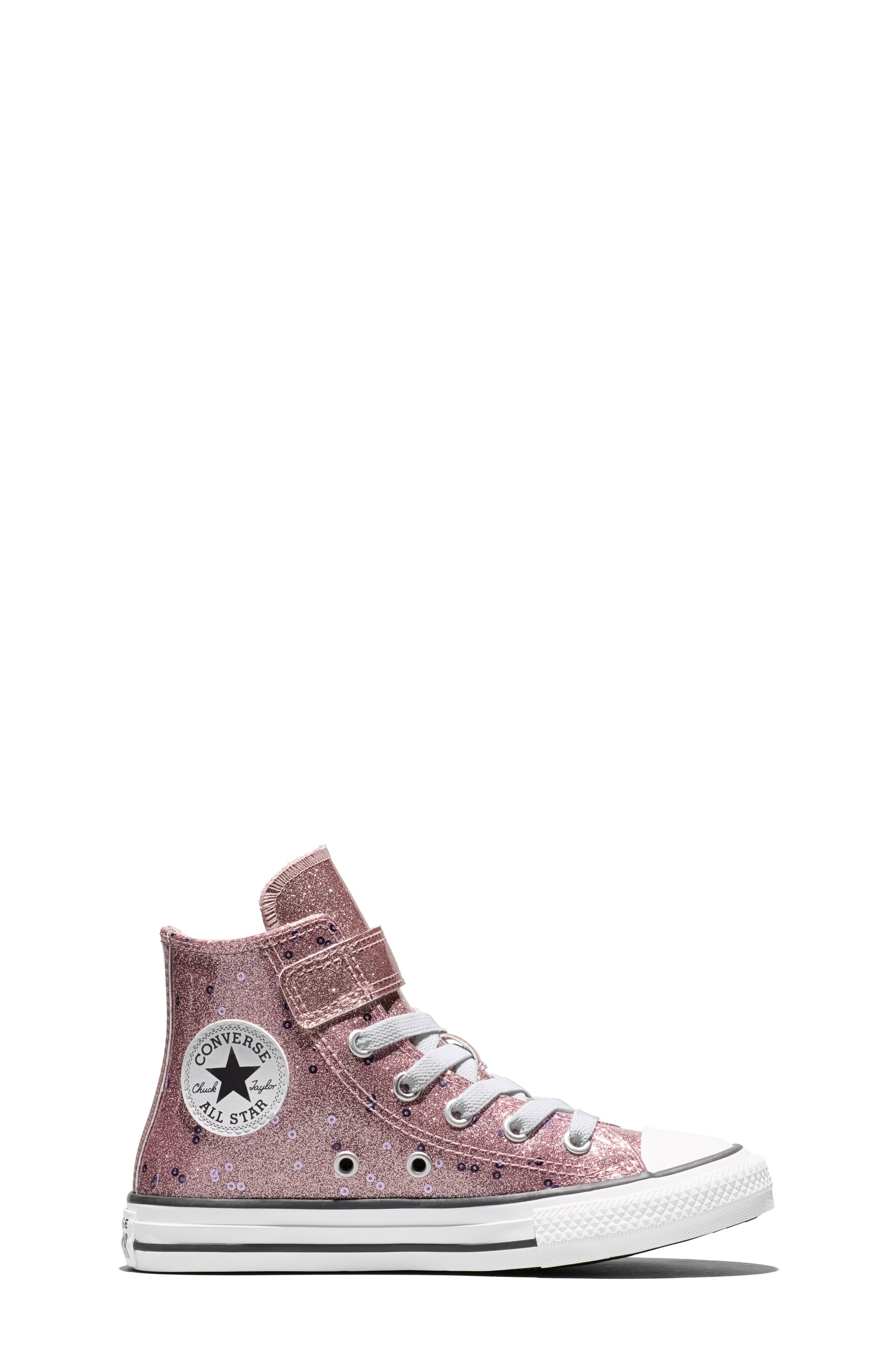 Kids' Chuck Taylor All Star Easy-On High Top Sneaker, Alternate, color, PETAL PIT/ APRICOT/ AMETHYST