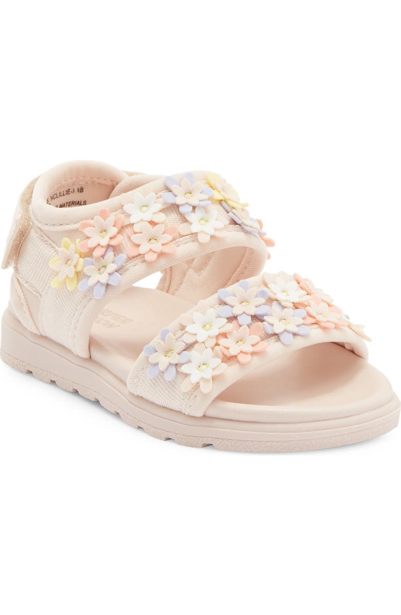 Harper Canyon Kids' Sunny Flower Sandal, Main, color, Pink