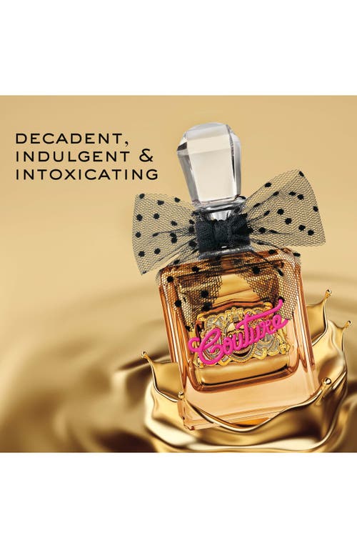 Juicy Couture Viva La Juicy Gold Couture Eau De Parfum 3 Piece Fragrance Gift Set $190 Value In Transparent