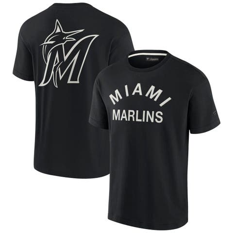 Unisex Fanatics Signature Black Miami Marlins Elements Super Soft Short Sleeve T-Shirt