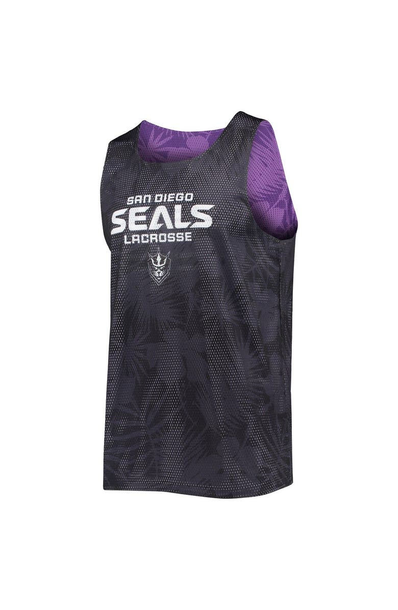 FOCO Men's FOCO Purple/Black San Diego Seals Reversible Mesh Tank Top, Alternate, color, Purple