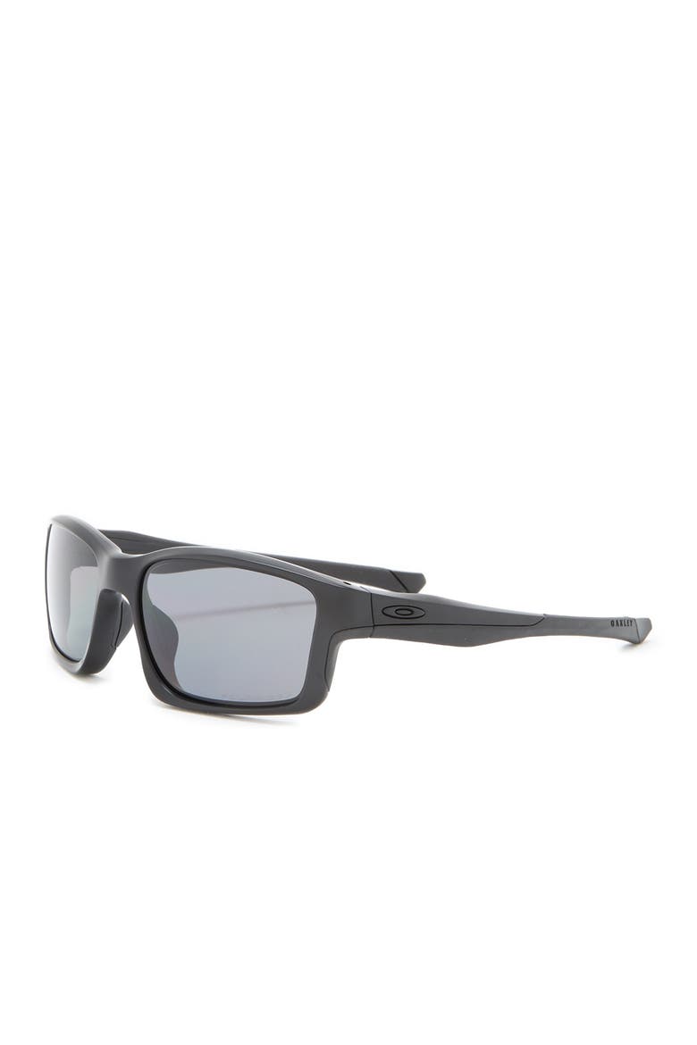 Chainlink 57mm Sunglasses, Alternate, color, BLACK