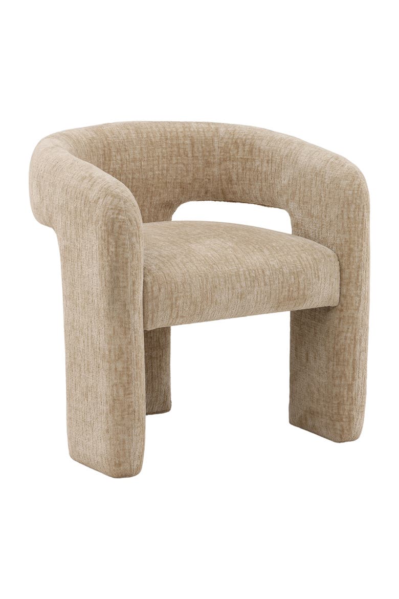 Quinnie Chenille Dining Chair, Main, color, Sand
