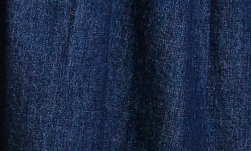 Flying Tomato Denim Midi Dress In Medium Indigo In Blue