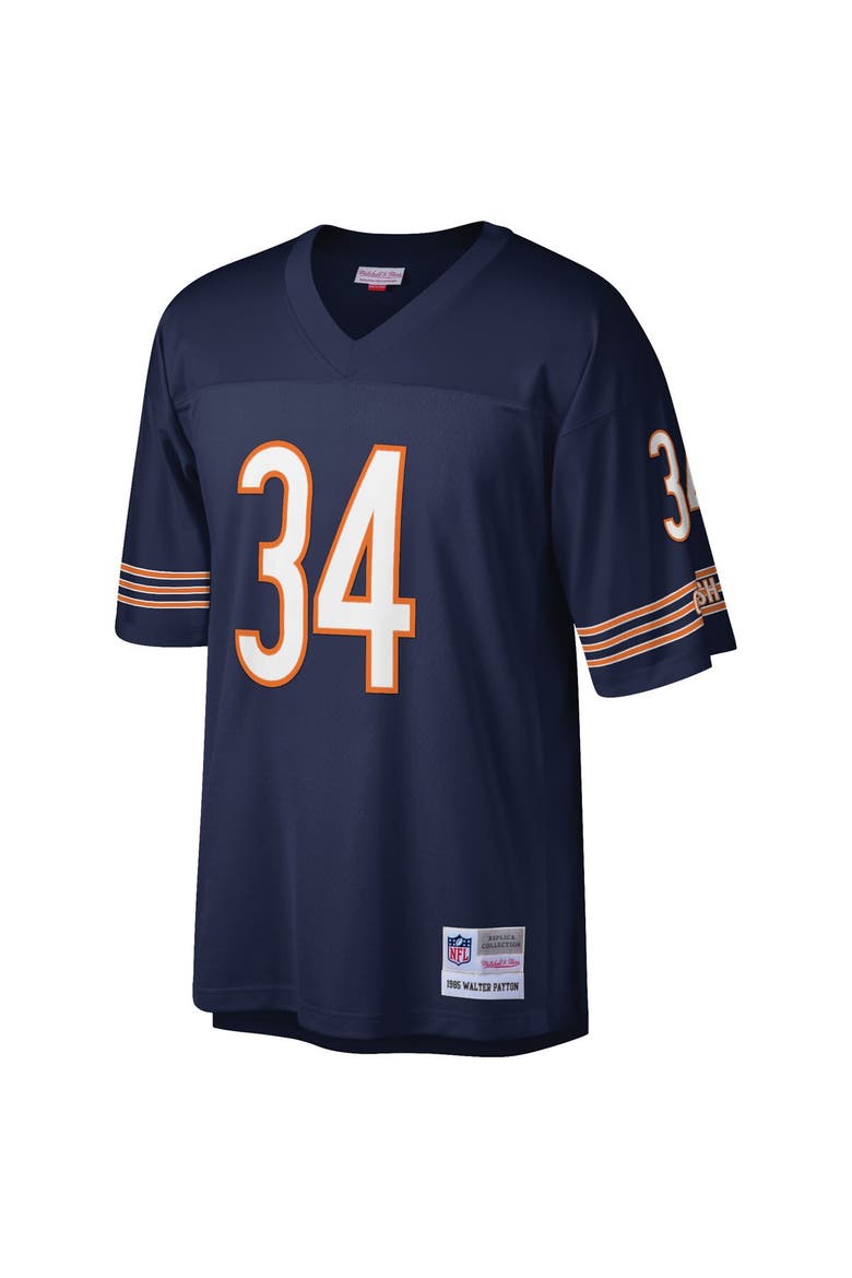 Men's Mitchell & Ness Walter Payton Navy Chicago Bears Big & Tall 1985 Retired Player Replica Jersey, Alternate, color, Navy